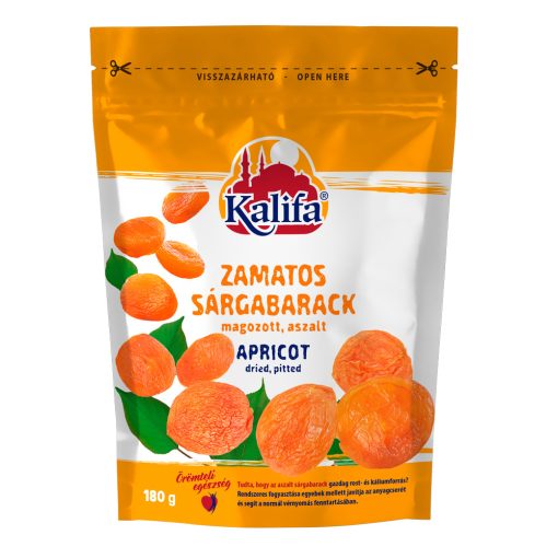 KALIFA Zamatos magozott aszalt sárgabarack 180 g