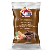 "GRANADA" Tejcsokoládéval bevont pörkölt földimogyoró drazsé 60g